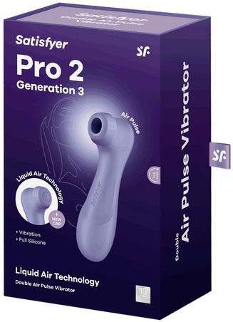 Satisfyer - Pro 2 Generation 3 Luchtdrukstimulator Paars