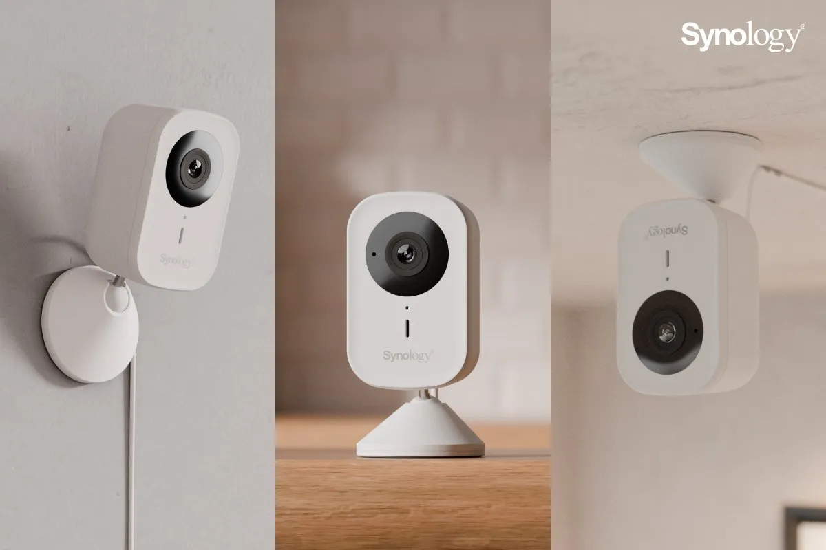 Synology CC400W, Smart Wi-Fi Camera, 4MP, AI Motion Detection, Wide-Angle View