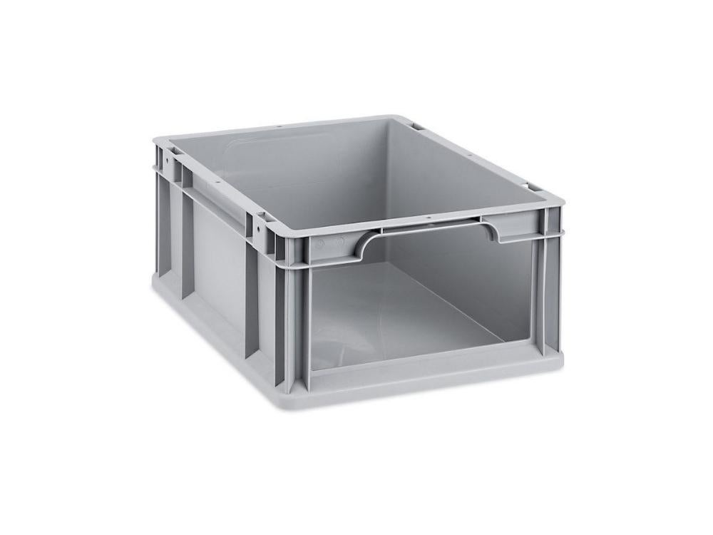 PROREGAL Eurobox NextGen Store HxBxD 17 x 30 x 40 cm 16 liter Voorzijde Open Euro Container Transportbox