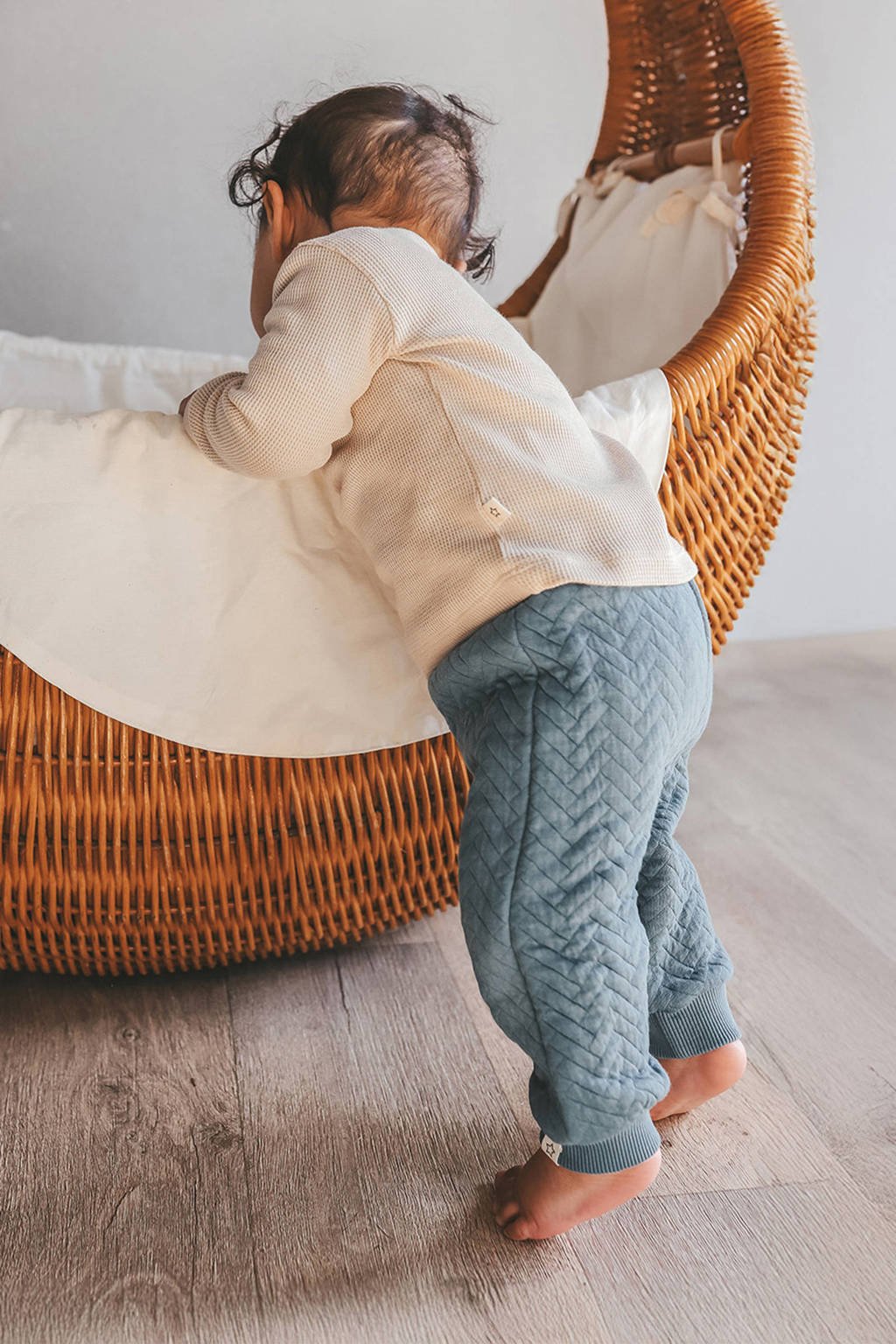 Your Wishes regular casual broek blauw