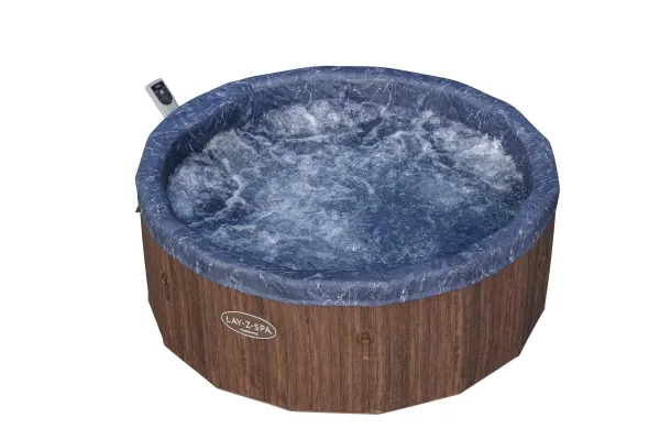 Bestway Lay-Z-Spa 6001W, 1250 L, 7 person(er), Rund, Boble/Jet massage, ABS, Polypropylen (PP), Polyvinylchlorid (PVC), Brun