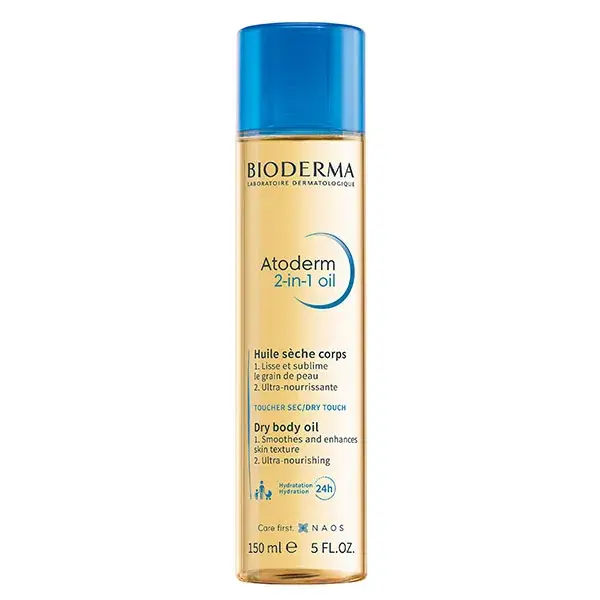 Óleo Corporal Seco 2 em 1 Bioderma Atoderm 150ml