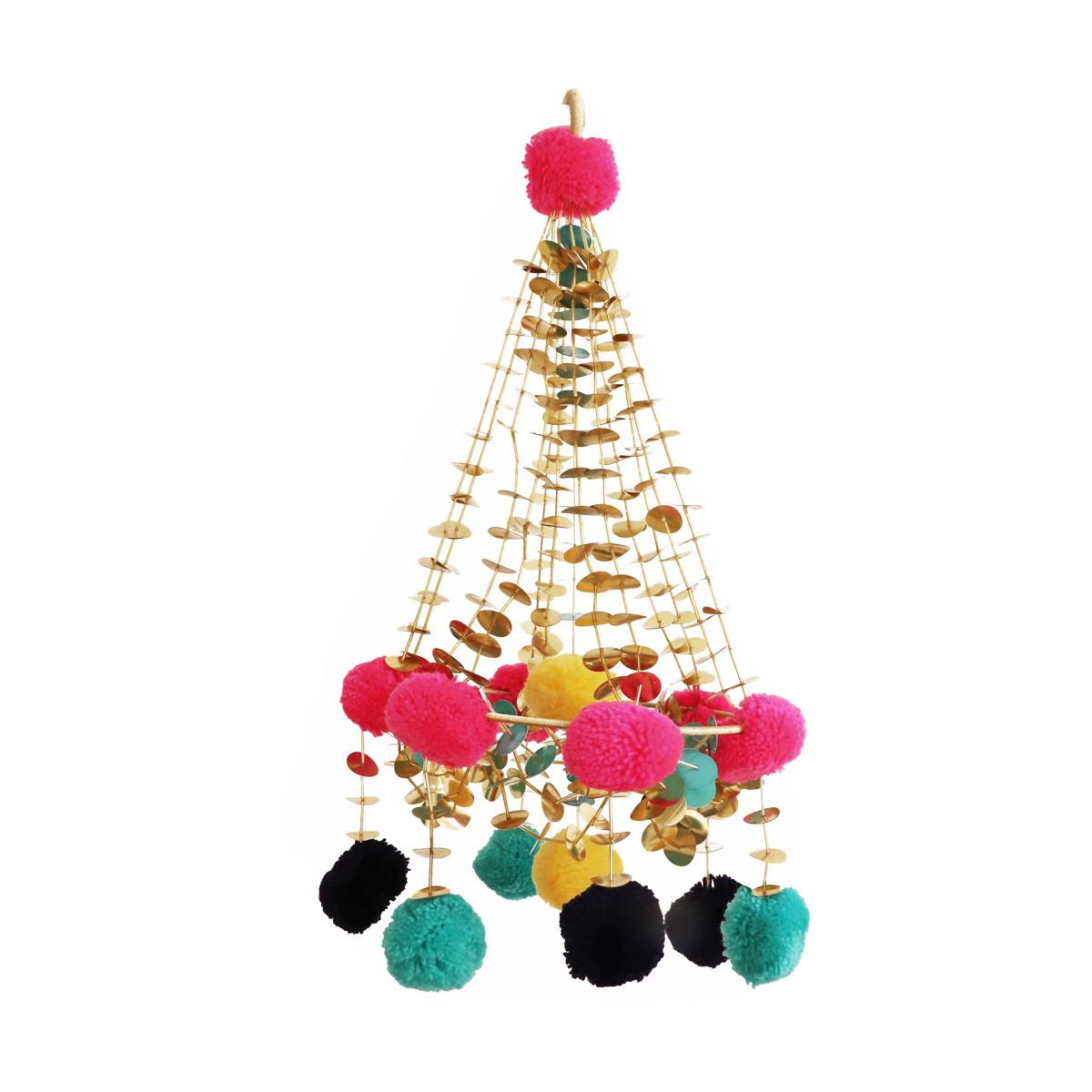 Suspension indienne colorée polka Pondie Chérie