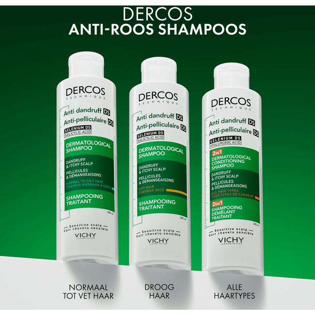 Vichy Dercos Anti-Roos-2-In-1-Shampoo + Conditioner 200 ML