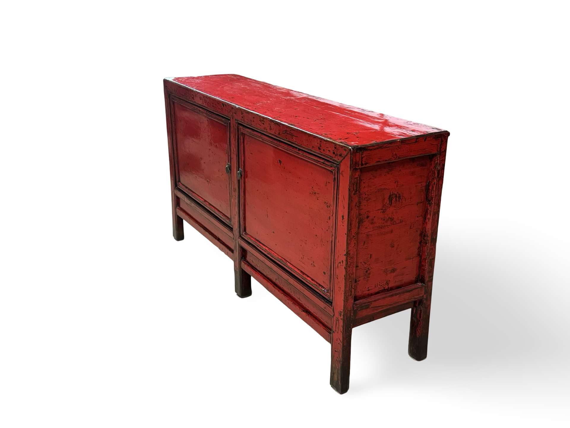 Dressoir rood 2-deurs lak unieke Dressoir rood 2deur lak unieke