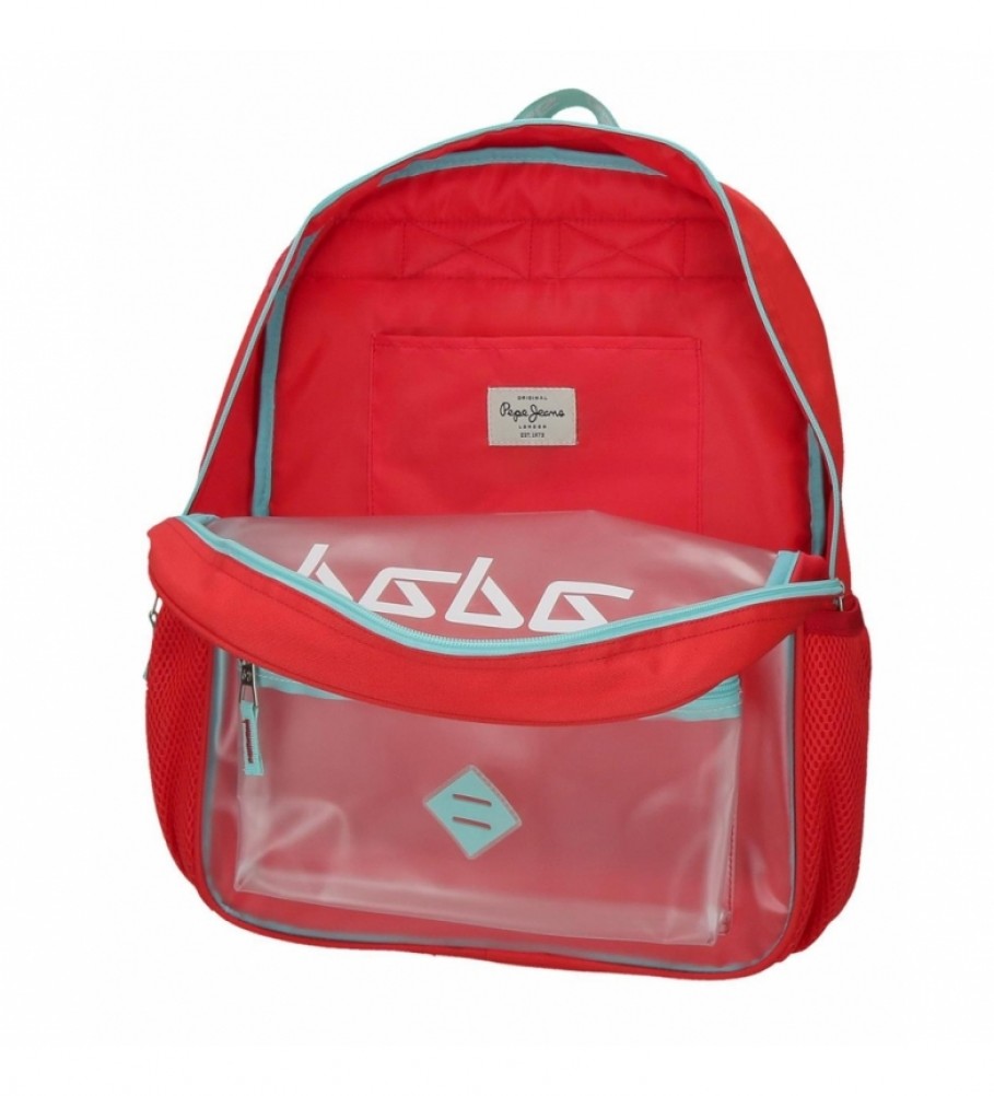 Pepe Jeans Mochila Pepe Jeans Cristal con Carro -31x42x17,5cm-