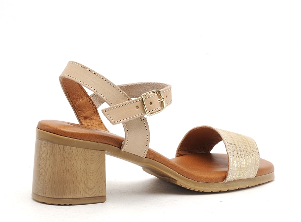 Eva frutos nu pieds talons femme 3490 beige