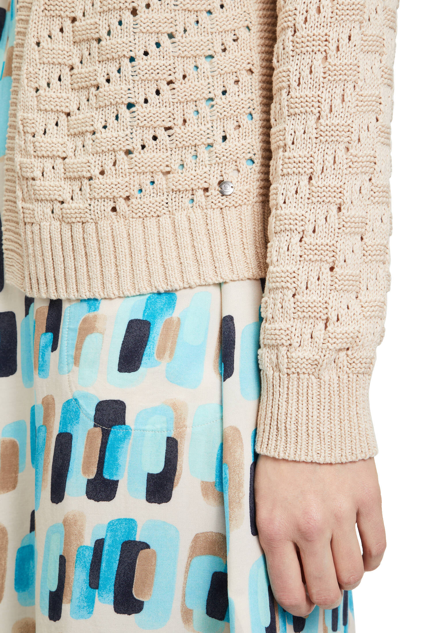 Betty & Co| Damen Strick-Cardigan ohne Verschluss