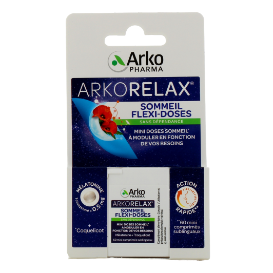 Arkorelax Sommeil Flexi-doses - Difficulté à s'Endormir, Réveil Nocturne
