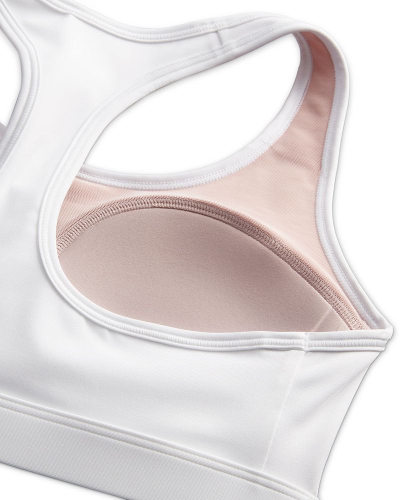 Brassière Nike Swoosh Blanc pour femme