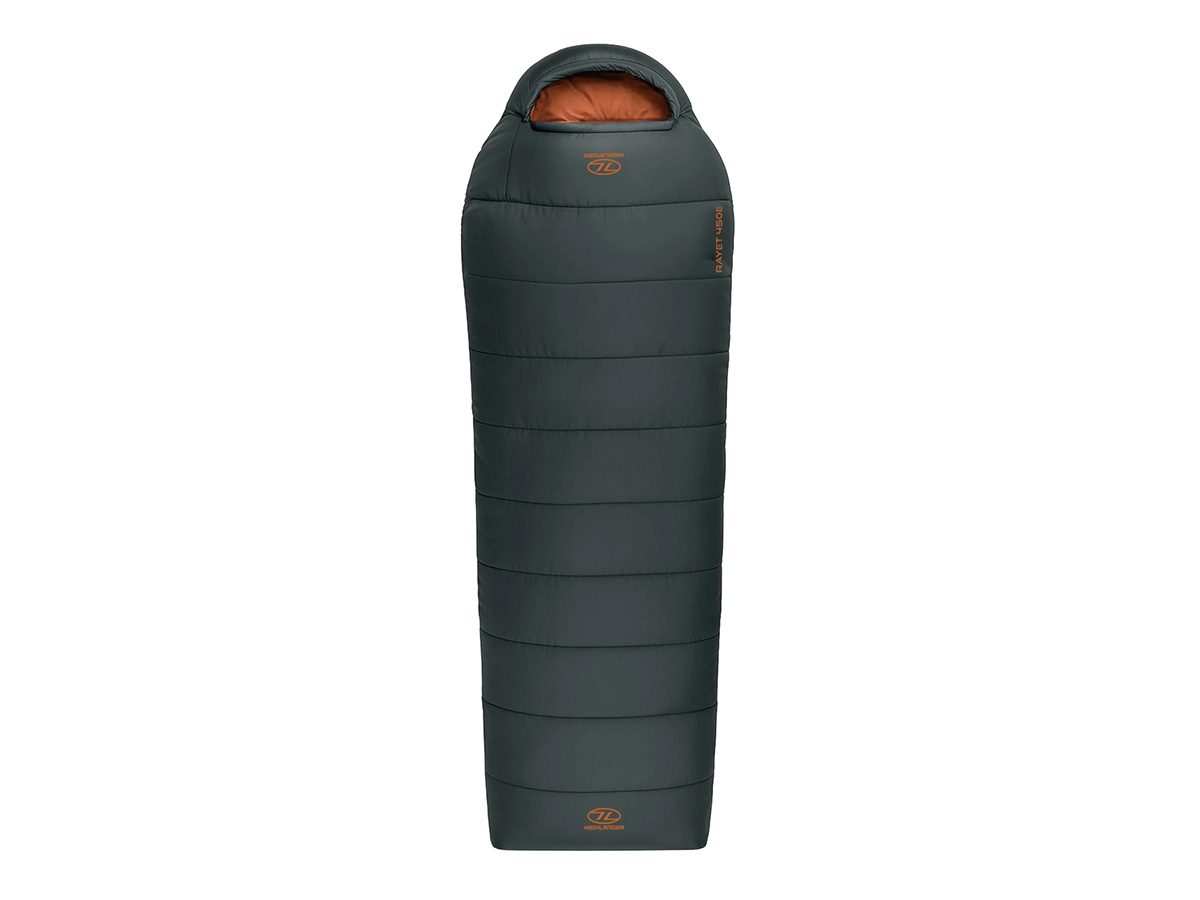 Highlander Rayet Hybrid 450E mummyslaapzak - Grey