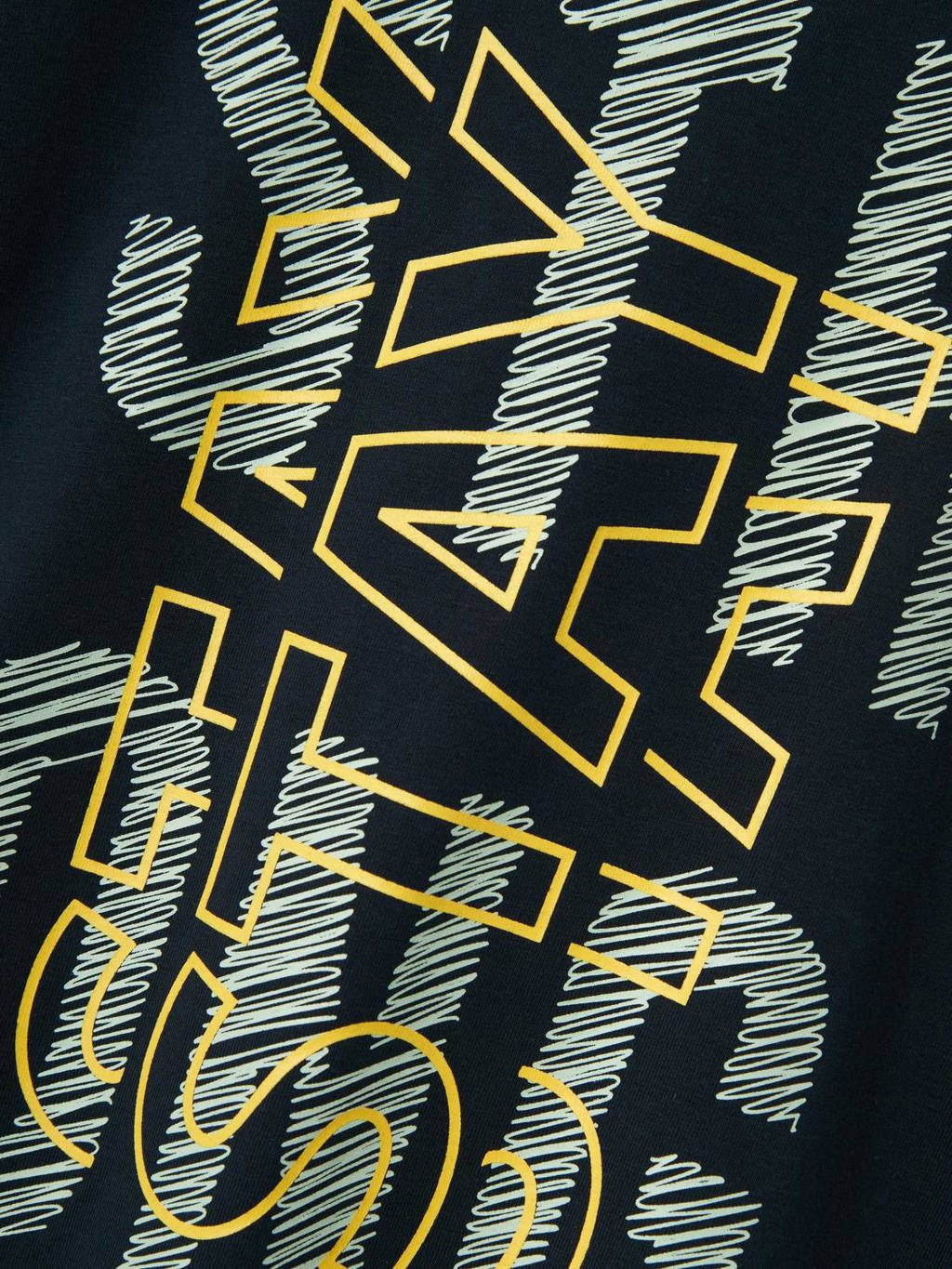 NAME IT T-shirt NKMVUX met printopdruk donkerblauw