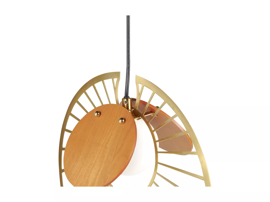 Lampe suspension BARGO Métal Doré