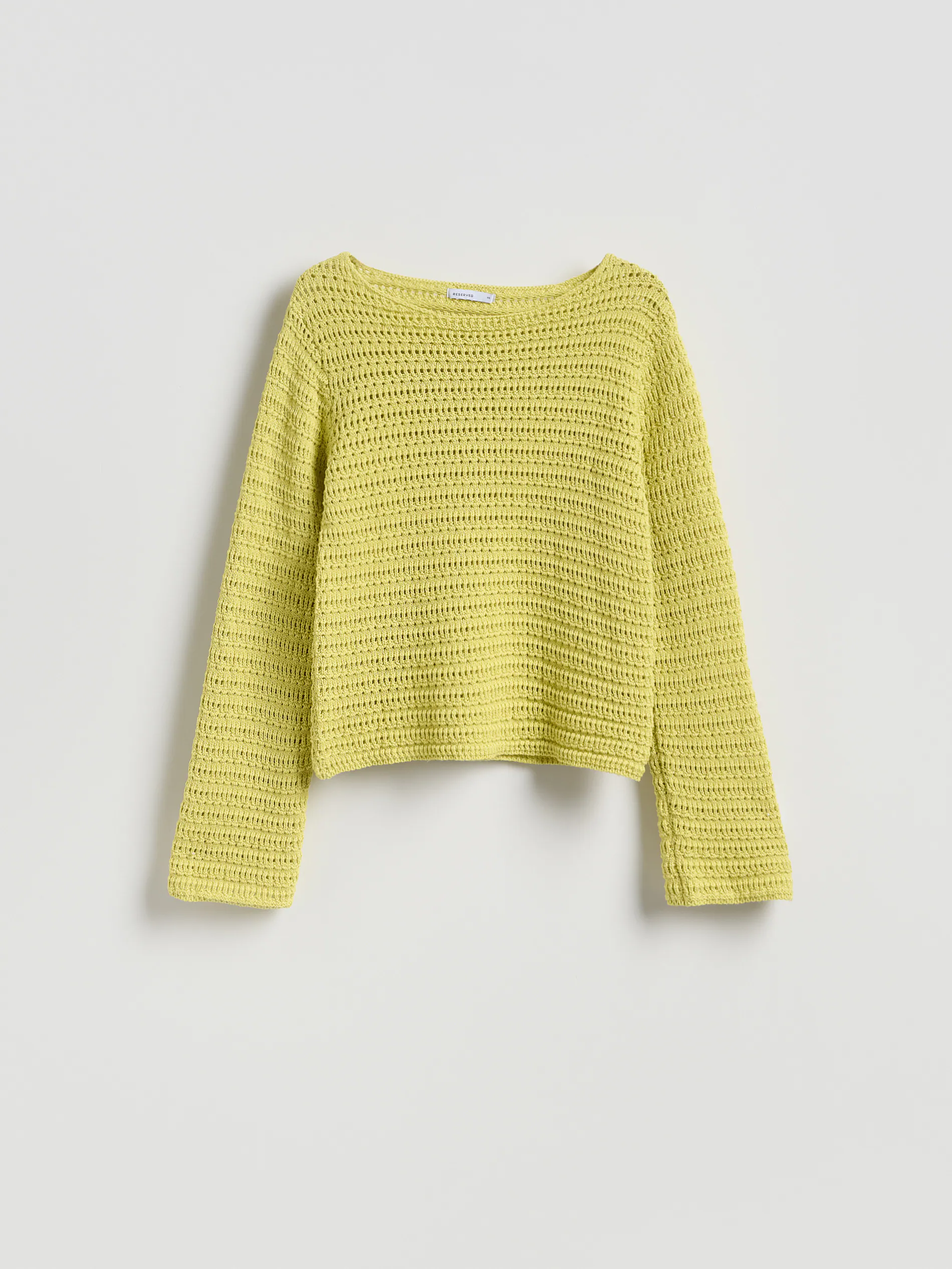 Pullover aus grobmaschigem Strick