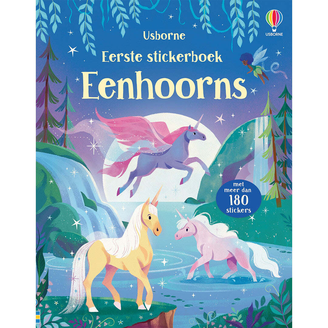 Usborne eerste stickerboek eenhoorns