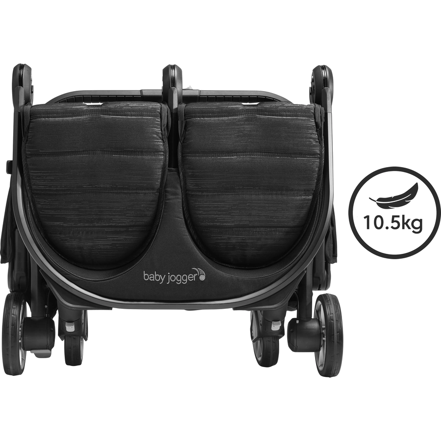 baby jogger Zwillingswagen City Tour 2 Double Pitch Black