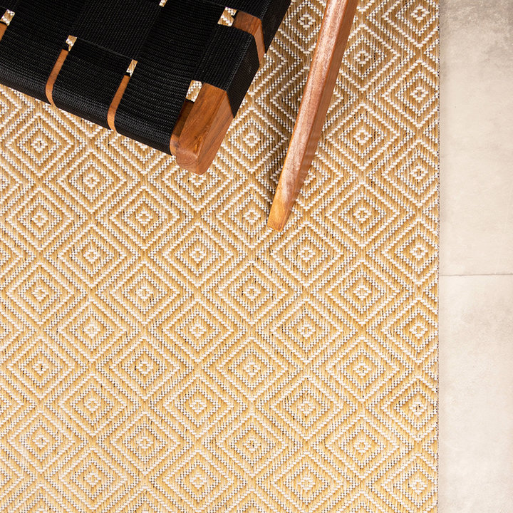 Buitenkleed - Summer Tile Geel