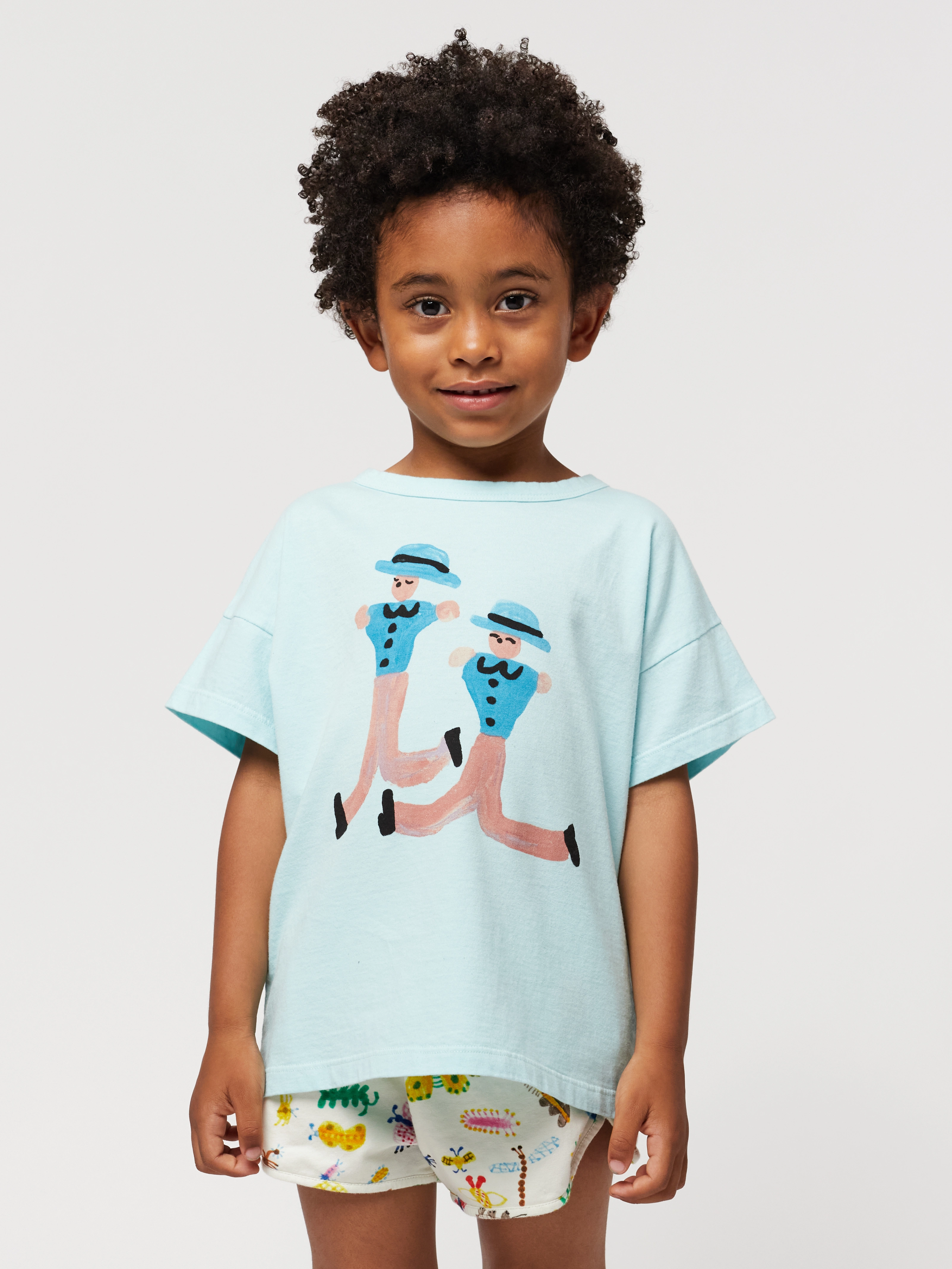 T-Shirt DANCING GIANTS in light blue
