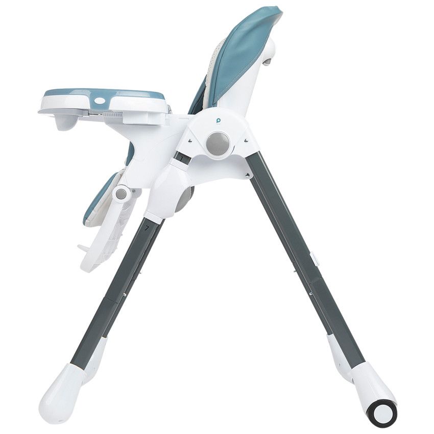 Chaise haute réglable Jude 0+ - Bleu - Ecru