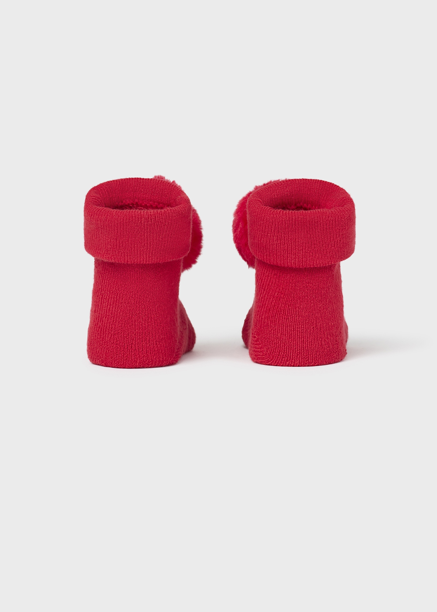 Conjunto de meias e faixa de cabelo em algodão orgânico para recém-nascidos