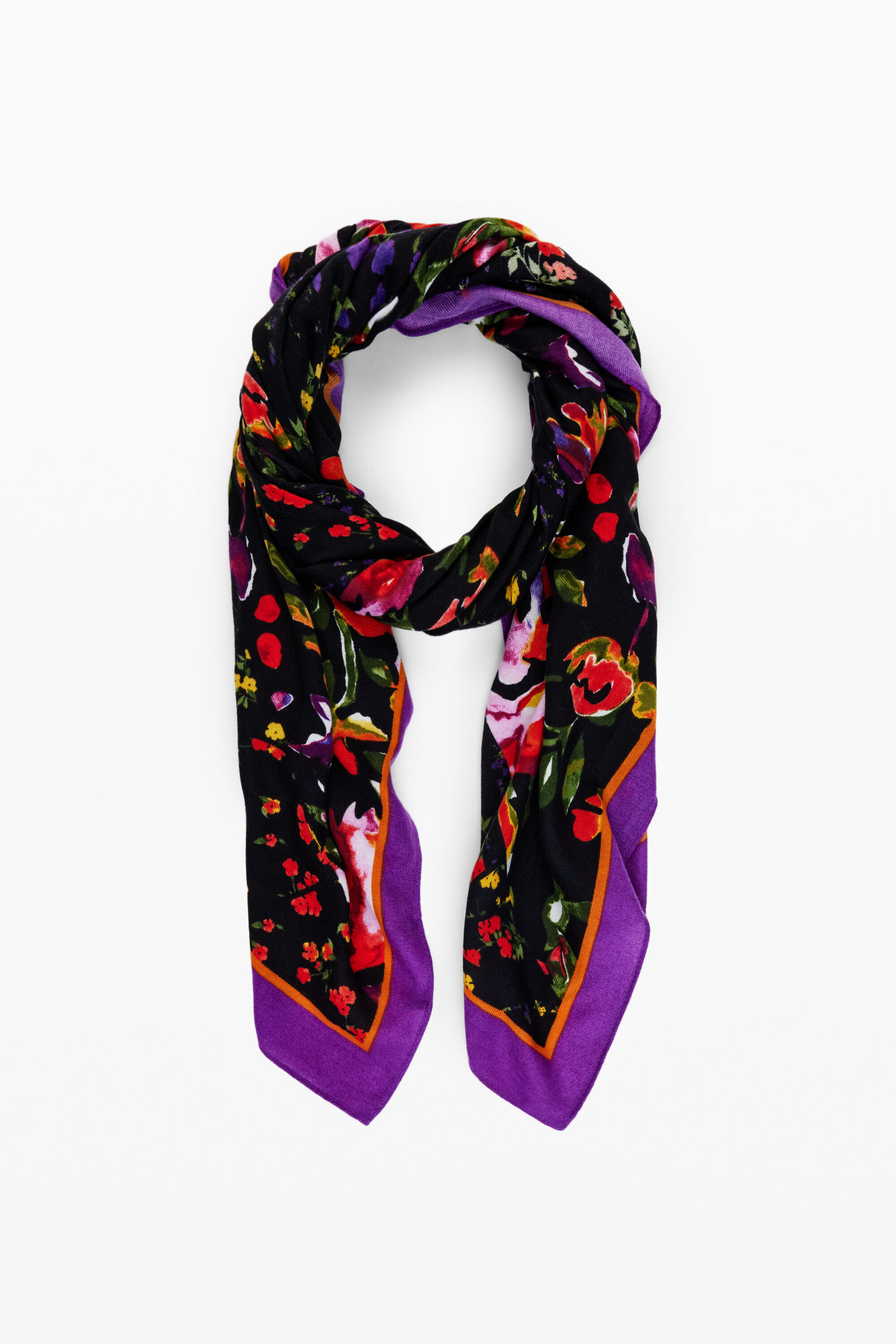Foulard flores
