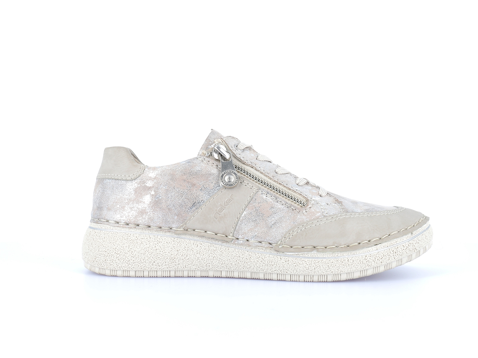 Rieker-50901 Synthétique Multi Metal