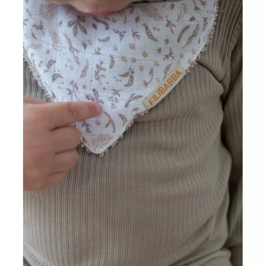 Filibabba Bandana-Lätzchen 2er-Pack - Harvest