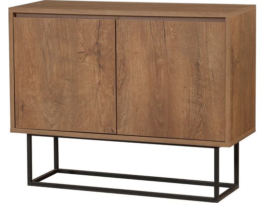 CONCIERGE - Bahut Zuri noyer noir 90 x 36 x 72cm