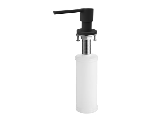 LUISINA - Distributeur de savon pour évier ZCDS309063, Distributeur de savon, Noir