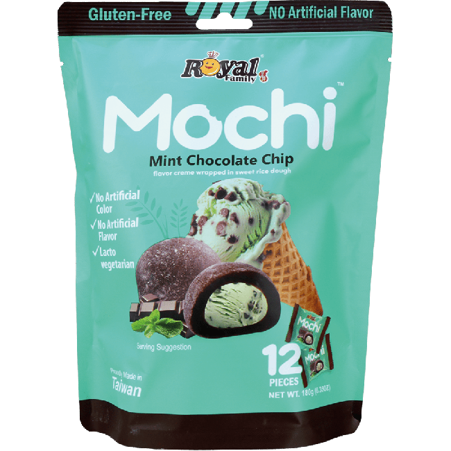 Royal Family Mint Chocoladevulling Mochi 180g