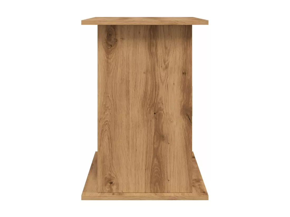 Support d'aquarium chêne artisanal 101x41x58 cm bois ingénierie