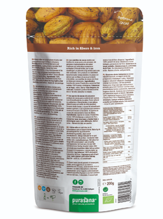 Purasana Vegan Cacao Raw Nibs 200GR