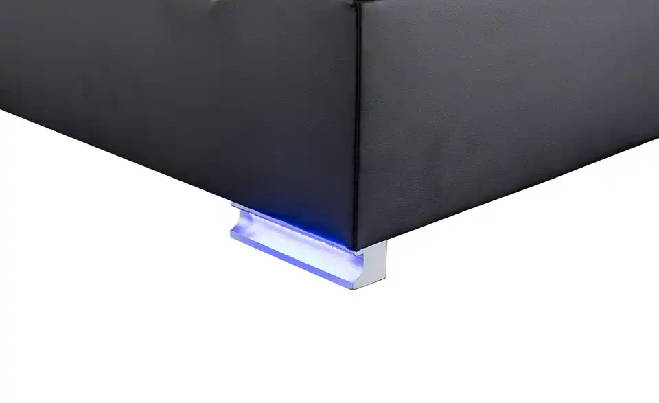 Boxspringbett Las Vegas II Schwarz 140 cm