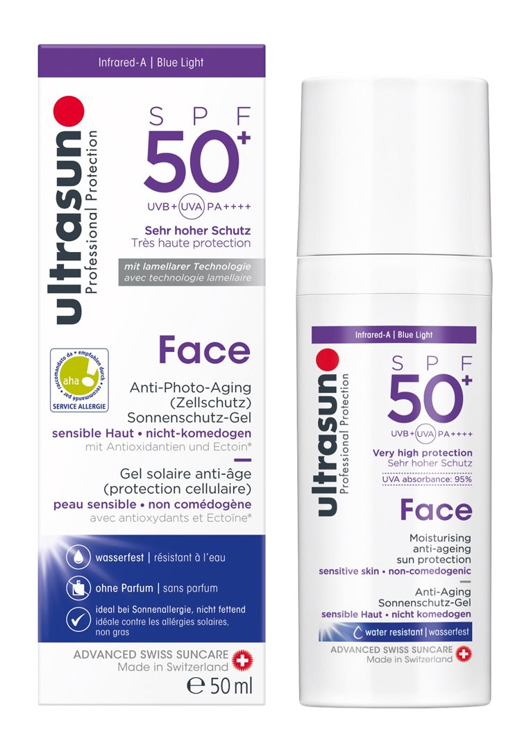 ULTRASUN Face<br>50 ml, Creme, SPF 50+