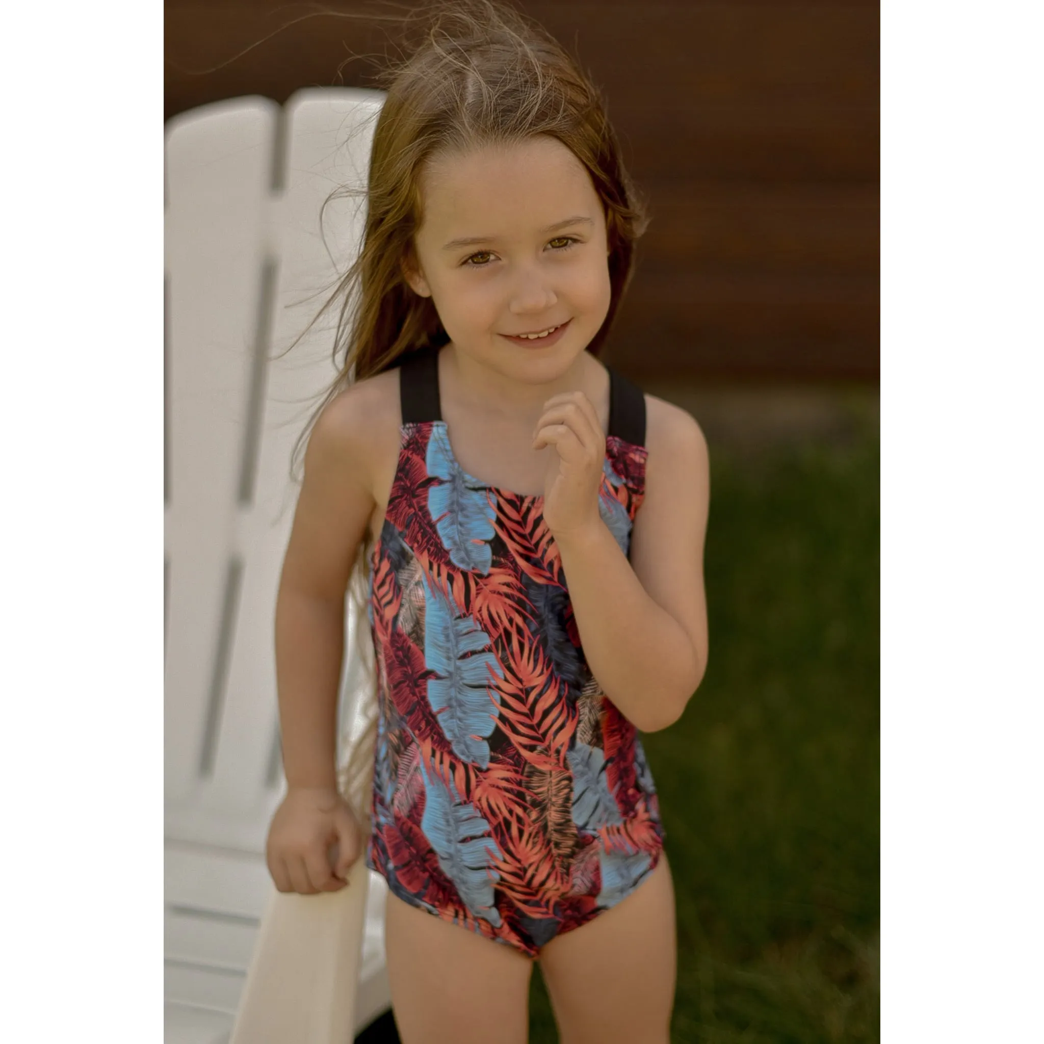 Look Maillot UV AOP Tropical 2-14ans