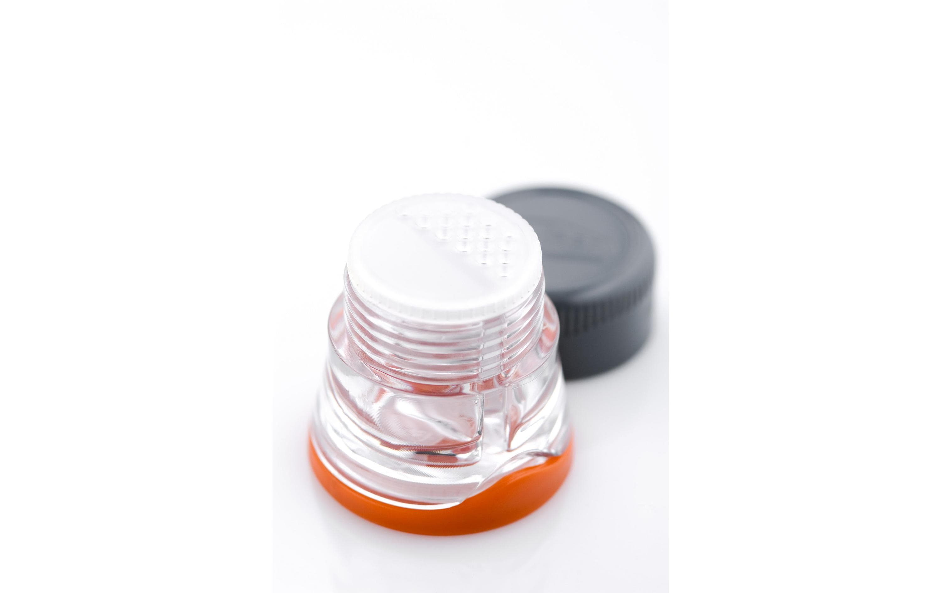 Gewürzstreuer Ultralight Shaker, 2 x 3 ml TransparentSalz + Pfefferstreuer, dosierbar