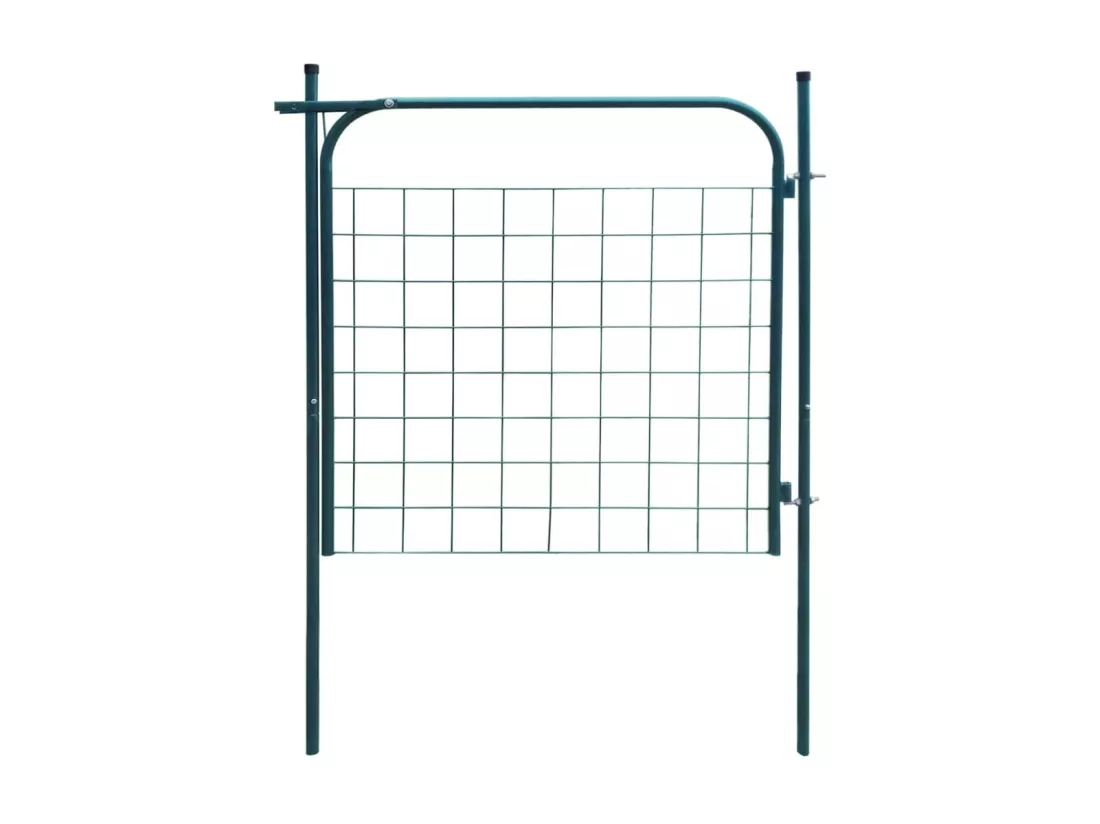 Portail de cl?ture de jardin 100 x 100 cm Vert