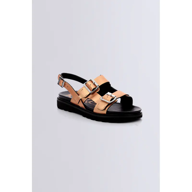 Neosummer Nude metal SANDALES Cuir Femme