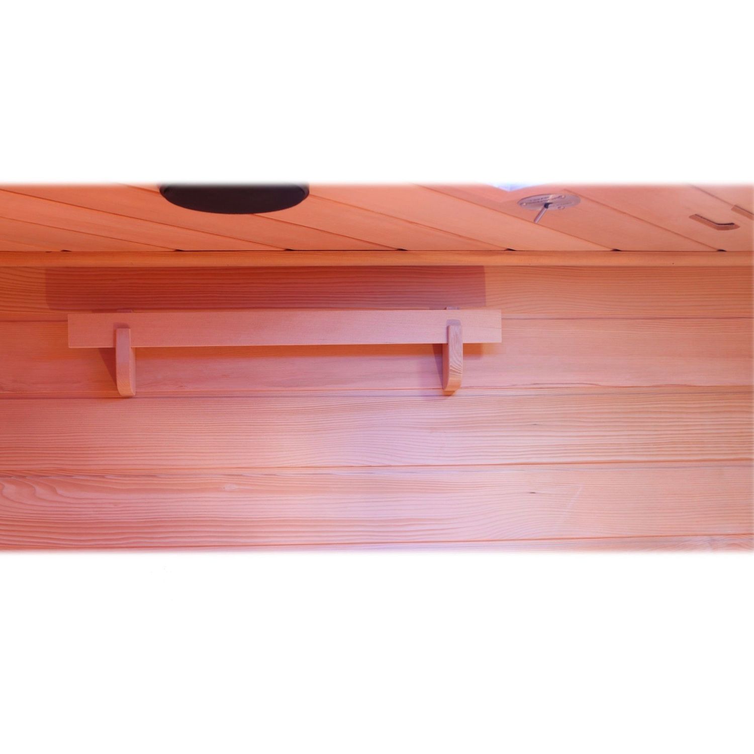 Dewello® Infrarotkabine Infrarotsauna HALEY 160cm x 160cm inkl. 8 Vollspektrumstrahler, Bodenstrahler, Radio, Farblicht