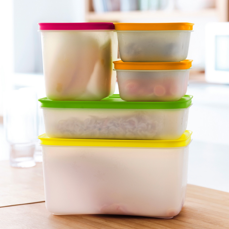 Mittleres Eiskristall-Set (5) Das Gefrierbehälter-Set für mehr Ordnung im Tiefkühlschrank