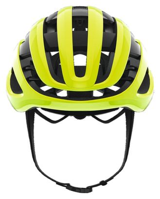 Casque Route Abus AirBreaker Jaune Fluo