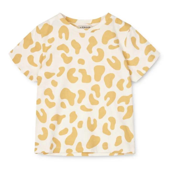 Liewood T-Shirt Manches Courtes Coton Bio Dakawa | Jaune