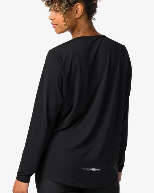 t-shirt de sport femme noir