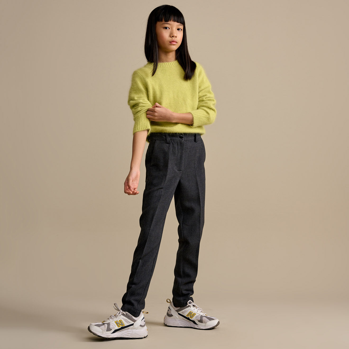 Bellerose Pantalon slim Valeria anthracite