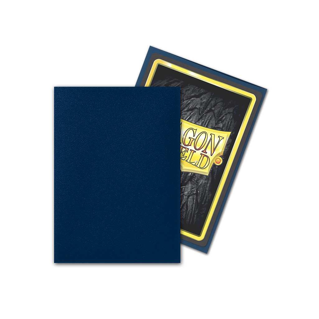 100 Dragon Shield Matte : Midnight Blue
