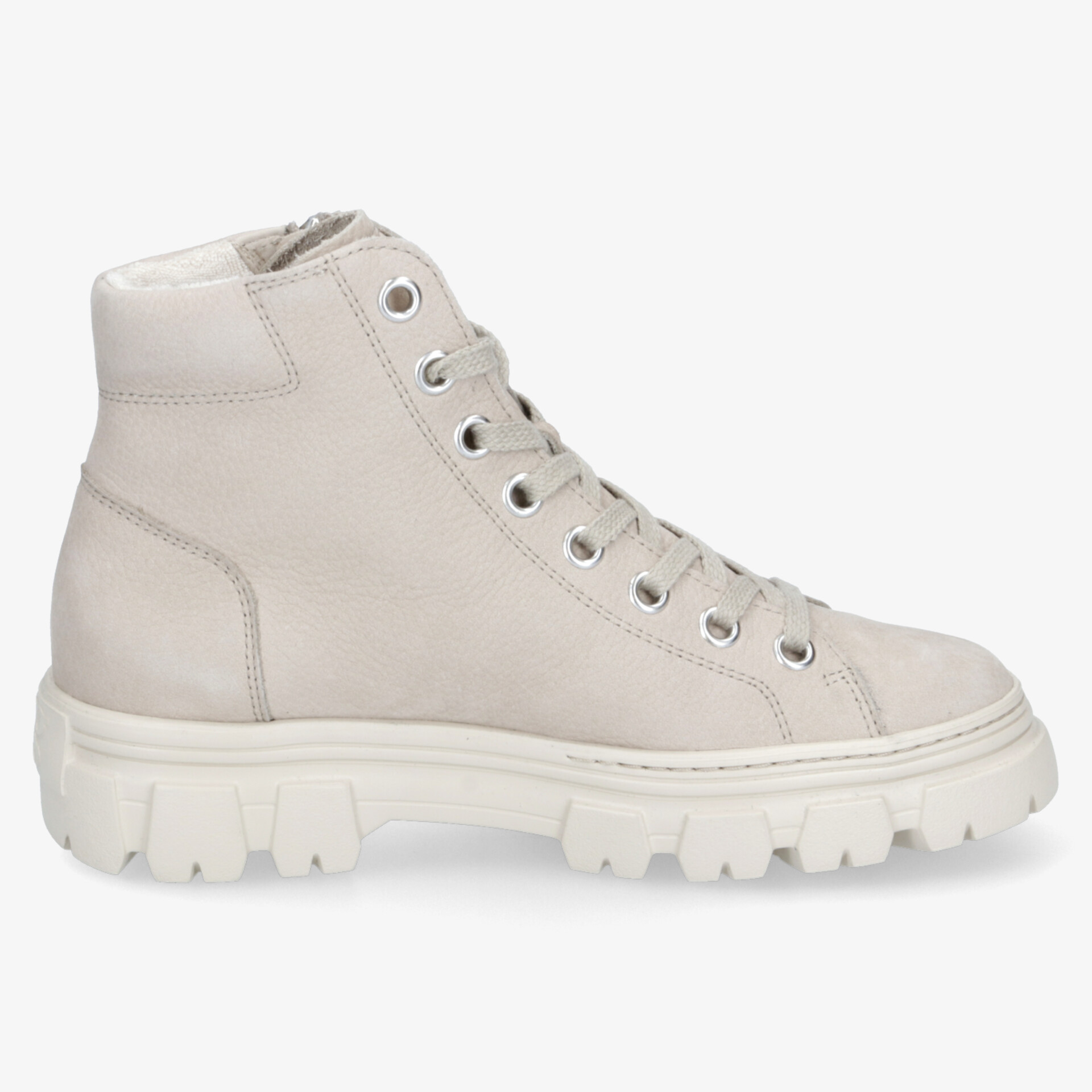 paul green Damen Schnürstiefeletten beige