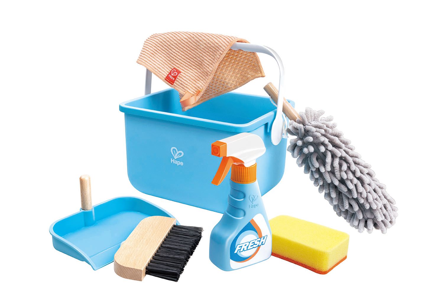 Hape Spielzeug-Putzset mit Eimer