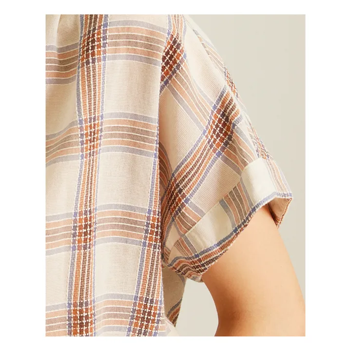 Sacrécoeur Chemise Louisa Brando Carreaux | Beige