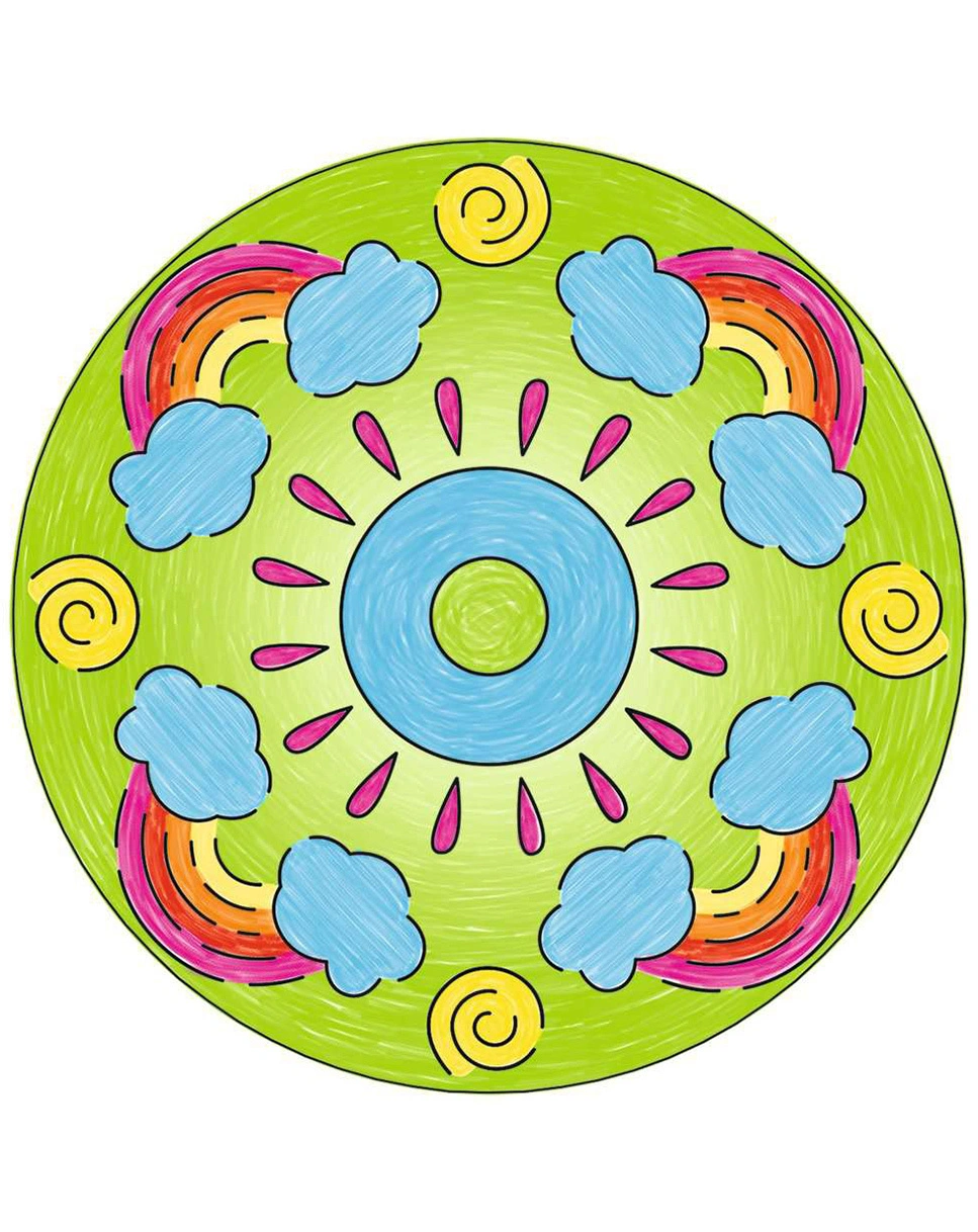 Mal-Set MINI MANDALA-DESIGNER® UNICORN 16-teilig
