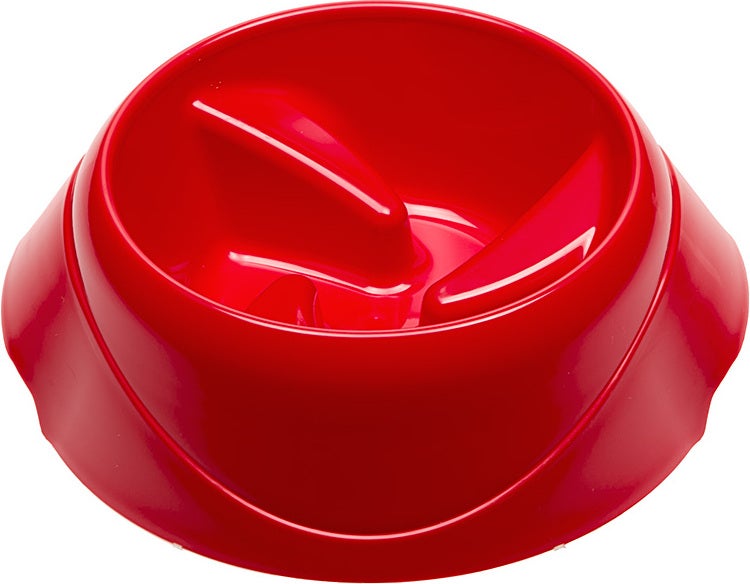 Ferplast hondenvoerbak Magnus Slow small rood 21,7 x 20,5 x 10 cm